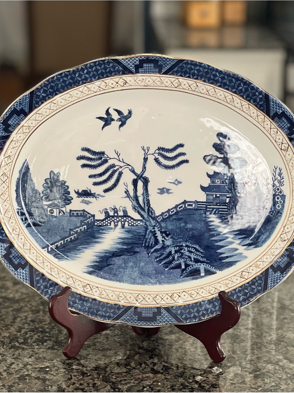 Blue Willow Serving Platter